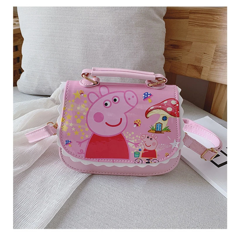 Детская сумка через плечо из искусственной кожи Peppa Pig игрушки куклы милые
