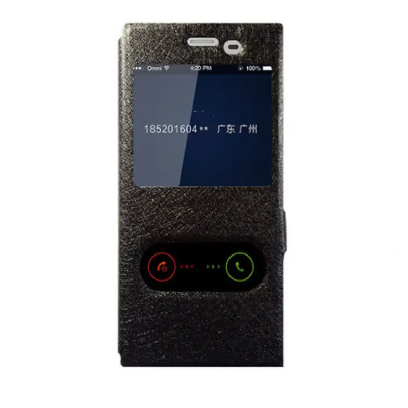For Hoesje Sony Xperia XZ2 Case 5.7&quot View Window PU Leather Flip H8216 H8266 H8296 Phone Bag Cover Funda | Мобильные телефоны и