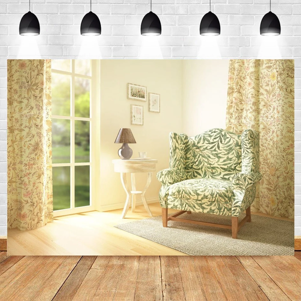 

Spring Window Scenery Photography Backdrop Floral Home Room Interior Photocall Background Party Banner Decor Photo Shoot Booth