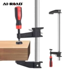 Тяжелый F-образный зажим для деревообработки, быстросъемный зажим с храповым механизмом, быстросъемный зажим для работы по дереву, набор зажимов, ручной инструмент, Ремонтный инструмент