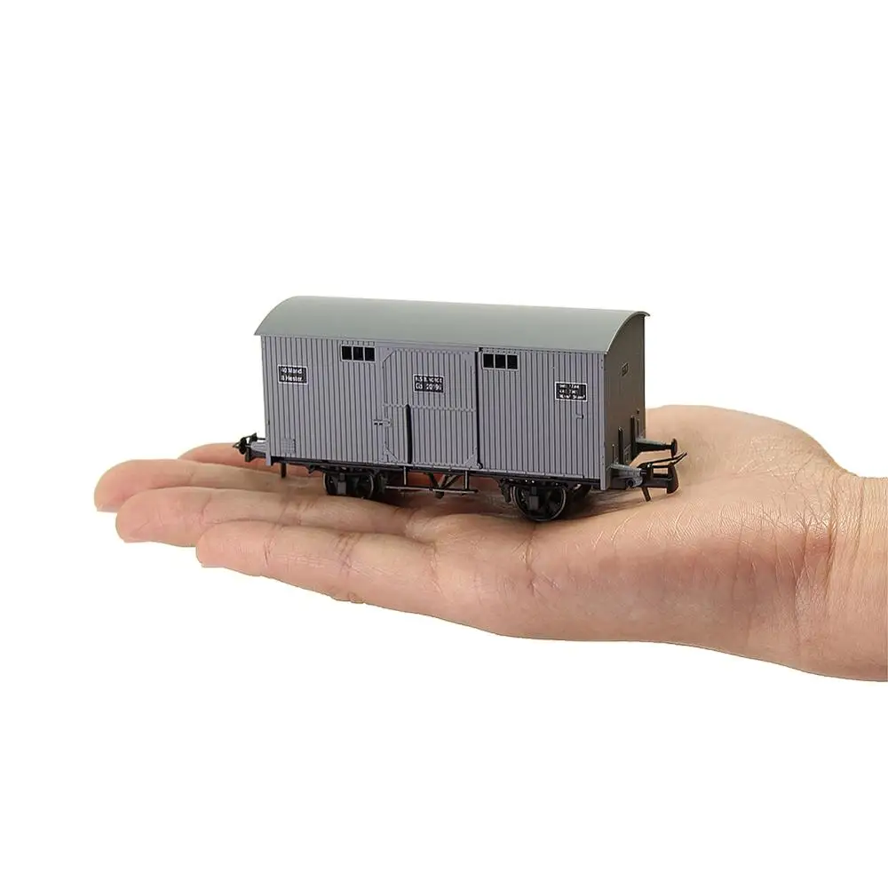 HO 20ft крытого вагона Wagon 20 'железнодорожный вагон 1:87 Модель железнодорожный