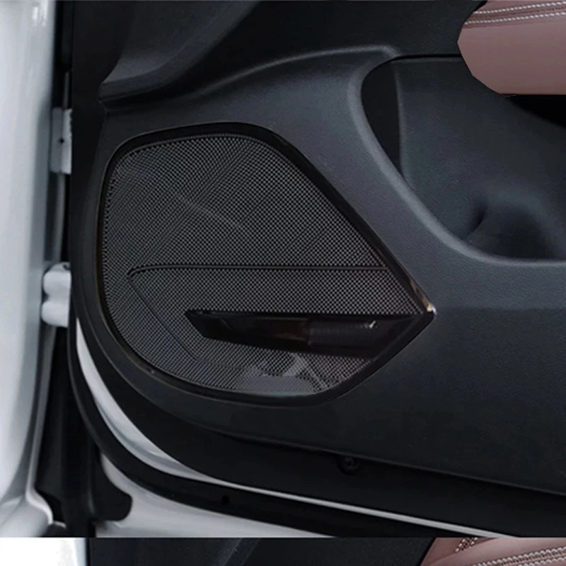 

Stainless steel For Buick Regal Opel Insignia 2017 2018 2019 Car audio Door Sound Speaker Frame Trims car interior decorate