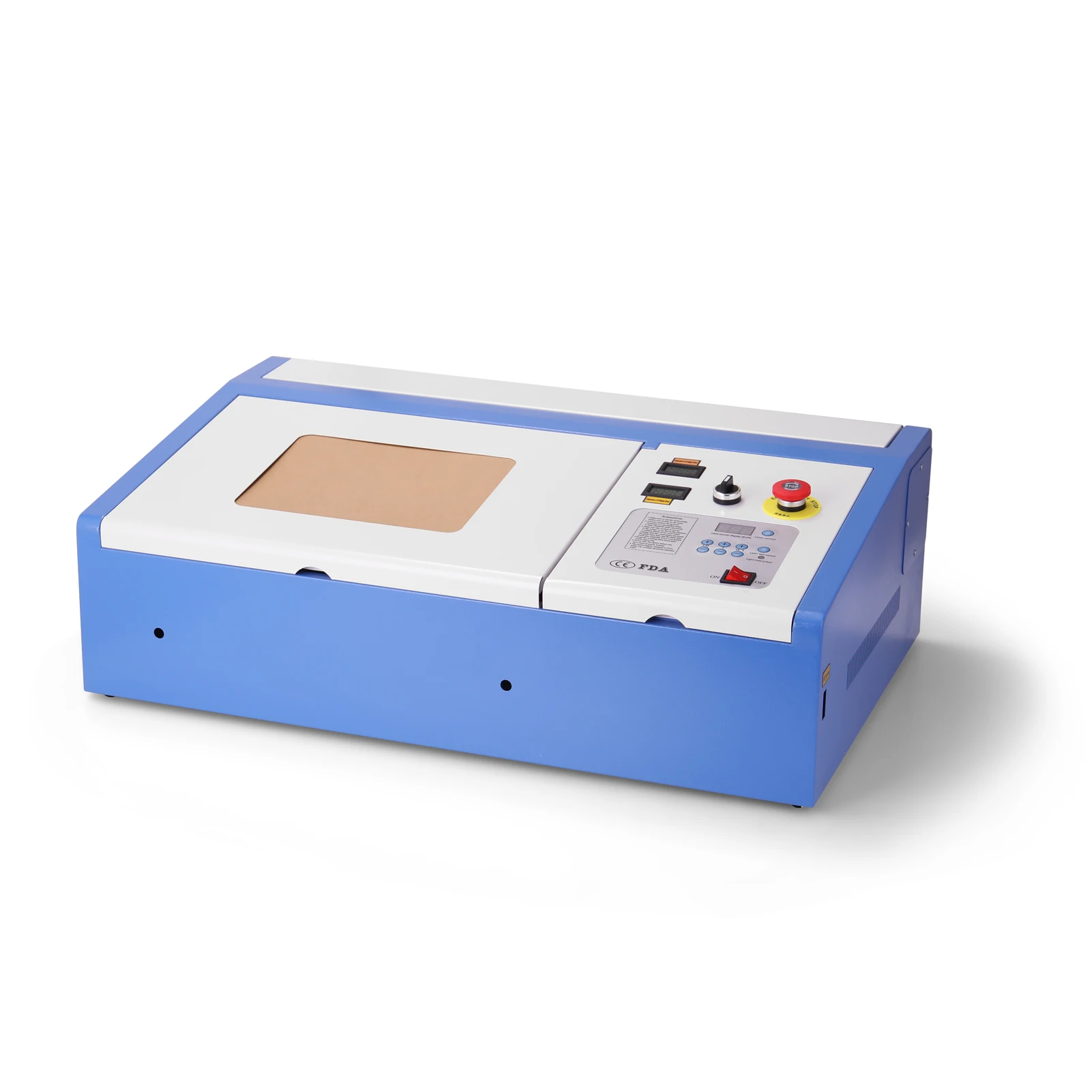 40W USB CO2 Laser Engraving Cutting Machine for Wood and Plastics Multifunctional Engraver Cutter with Digital Display 300*200mm - купить по