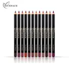 Матовые карандаши для контура губ, 12 цветов