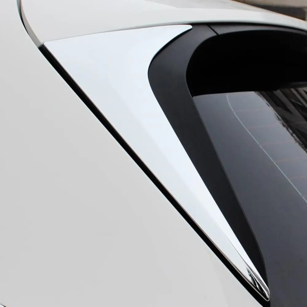 

For Mazda CX-5 cx5 CX-8 2017-2020 CX-9 2016-2019 Chrome Side Door Rear View Window Spoiler Cover Trim Triangle Insert Garnish