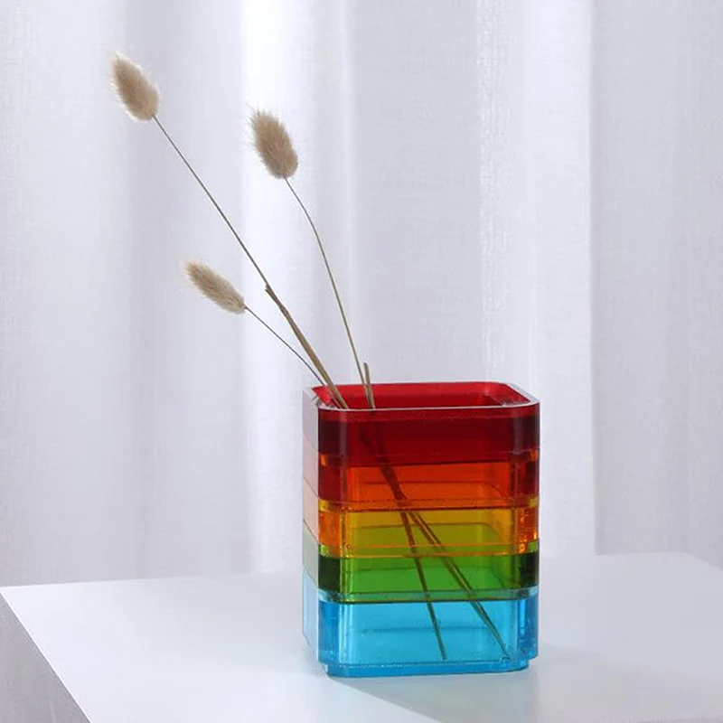 

Dried Flower Resin Decorative Craft Diy Storage Pen Holder Mould Epoxy Resin Concrete Molds Candle Pot Mold