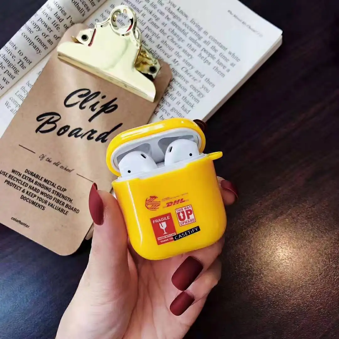 DHL Express 50 юбилей для airpods чехол мягкий силиконовый для airpod чехол Bluetooth чехол для наушников Защитный чехол сумка для зарядки