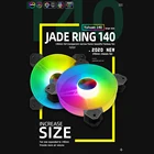 Охлаждающий вентилятор COOLMOON, 140 мм, с RGB-подсветкой, 6 контактов