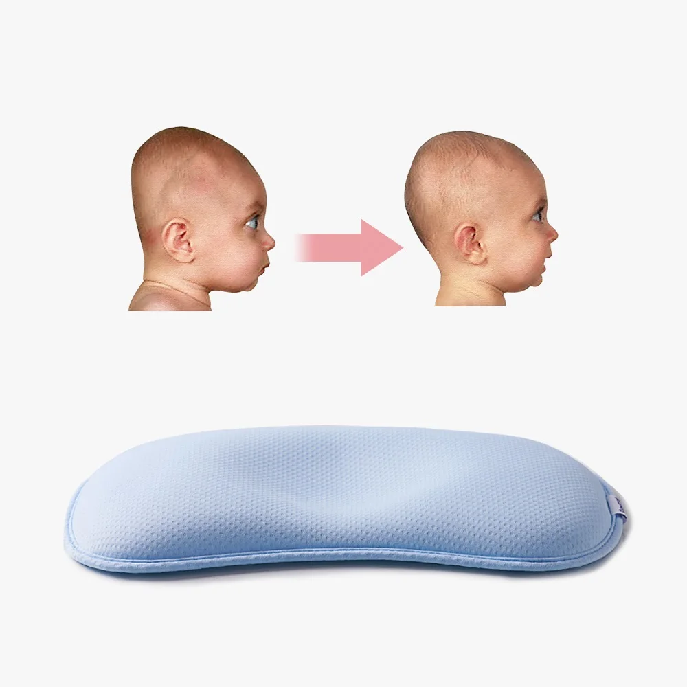 

LazyChild Sunveno Baby Pillow Baby Head Shaping Prevent Flat Head Safety Corn Fiber Newborn Kids Pillows Baby Bedding