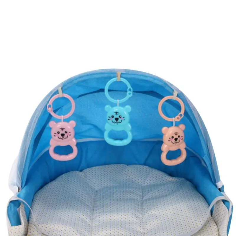 

Baby Travel Bed Portable Mobile Crib Kid Nest Cot Newborn Multi-function Folding Bed Child Foldable Chair With Toys Mosquito Net