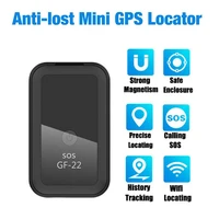 gf 22 smart car tracker global positioning anti theft alarm device voice control recording locator work with wifi lbs agps gps