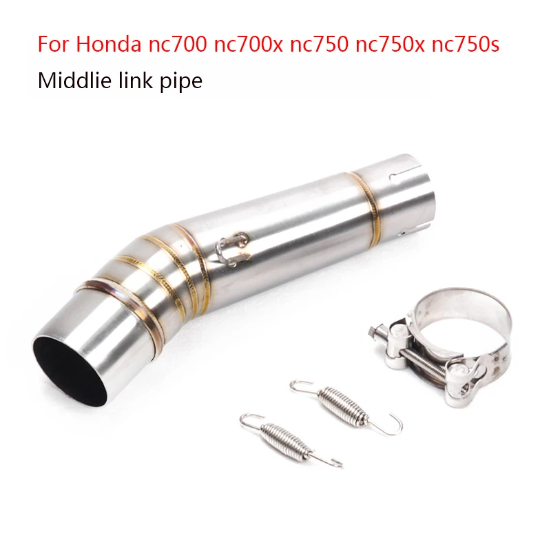 

For Honda NC700 NC700X NC750 NC750X NC750S Motorcycle Exhaust Systems Front Middle Link Pipe Moto DB Killer Motocross