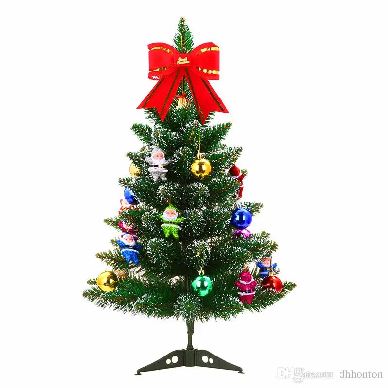 

60cm/23.6 Inch Artificial Christmas Trees With 6 Packages Decoration Hanging Ball For Home Garden Decoration Merry Christmas