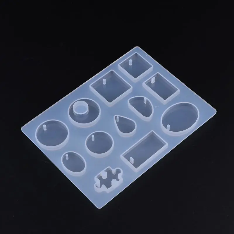 

1 Set Crystal Epoxy Mould DIY Handmade Pendant Jewelry Necklace Bracelet Pendants Mold Creative Silicone Molds Set 1XCA