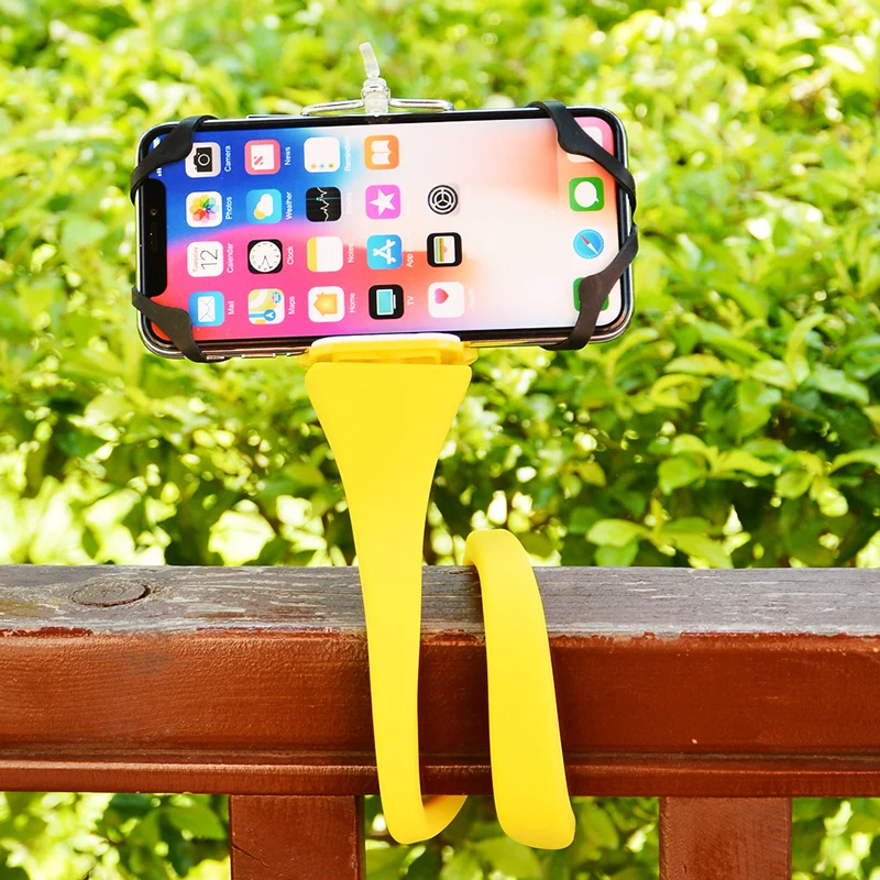 Variety Flexible Selfie Stick Bluetooth Tripod For Phone Camera Monopod Mobile Tripode For Gopro Holder Stand Smartphone Yellow