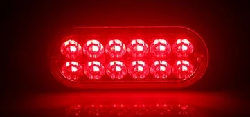 Red Color 4 шт 12V 24V 12 светодиодный стробоскоп Предупреждение светильник бар мигающий свет Truck LED супер яркий аварийного внимание Водонепроницаемый янтарного стекла для авто внедорожник - Цвет: Red Color