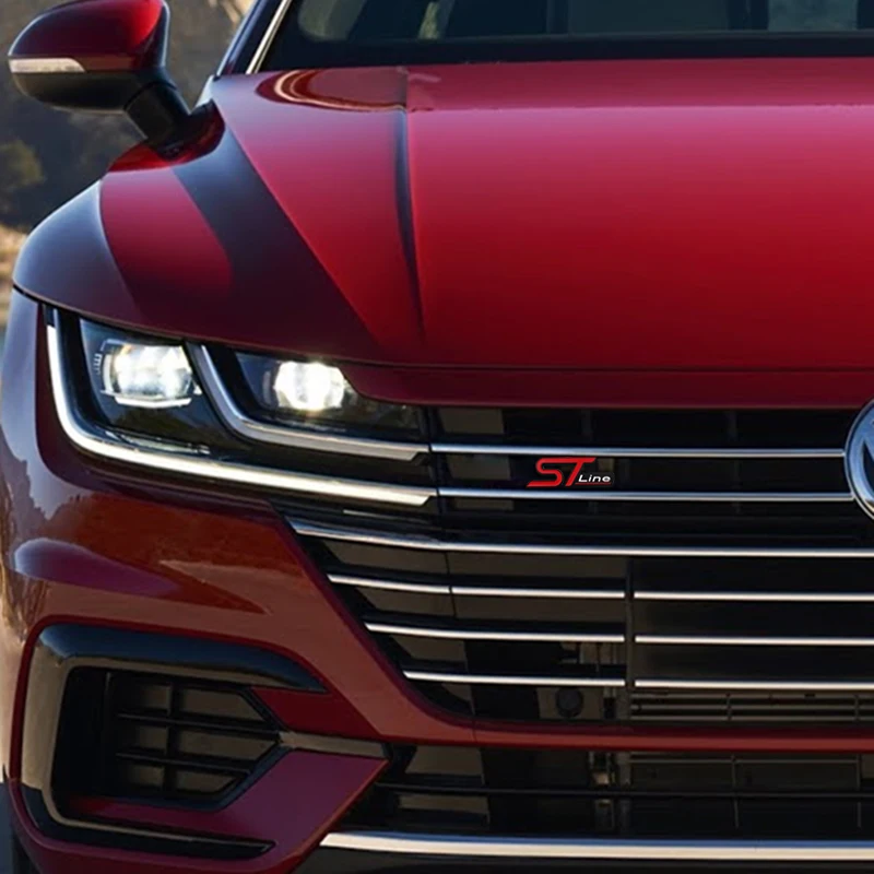 Металлическая наклейка-эмблема для багажника ST LINE передняя решетка Ford Fiesta Range Kuga