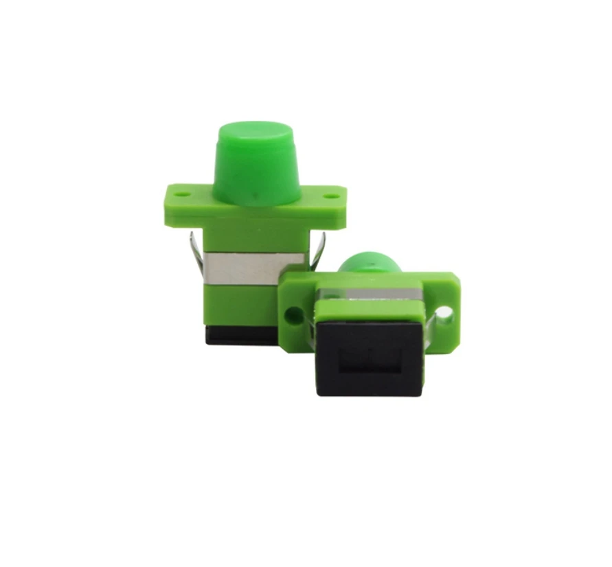 Оптоволоконный адаптер стандартный одномодовый SM FC/FC SC/APC пластиковый Гибридный