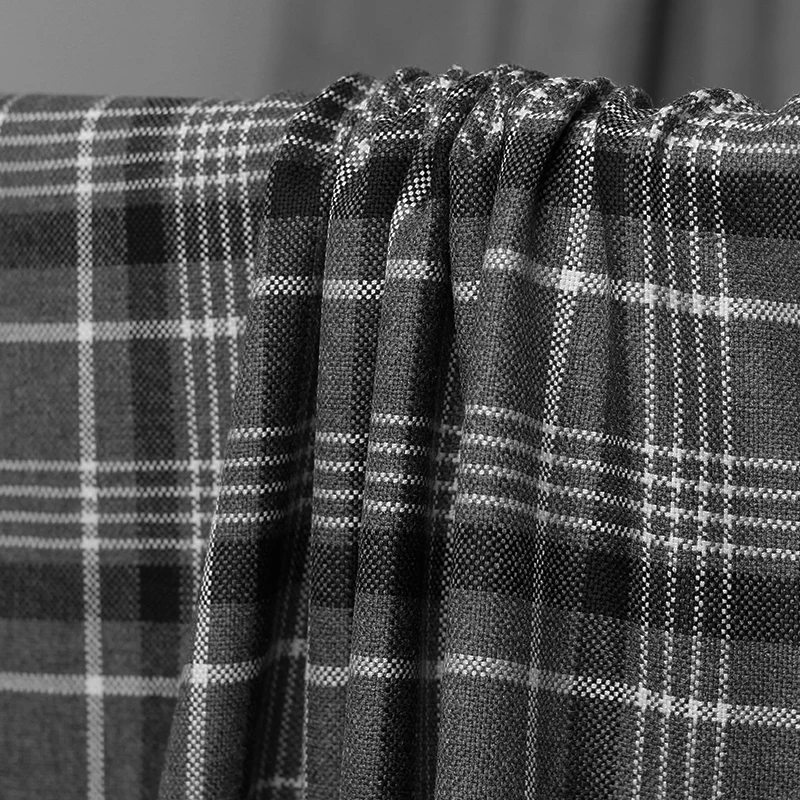 Осенняя Женская камвольная шерстяная ткань белая васберри в японском и сером