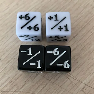10 шт. числовых обучающих кубиков математическая фракция кубиков шестигранный DIY игровой аксессуар 16 мм
