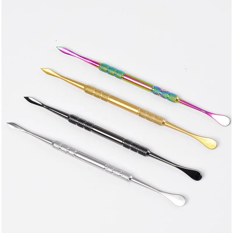 

4 colors Stainless Steel Dabber Tool Wax 120mm Dab Tool Smoking Accessories