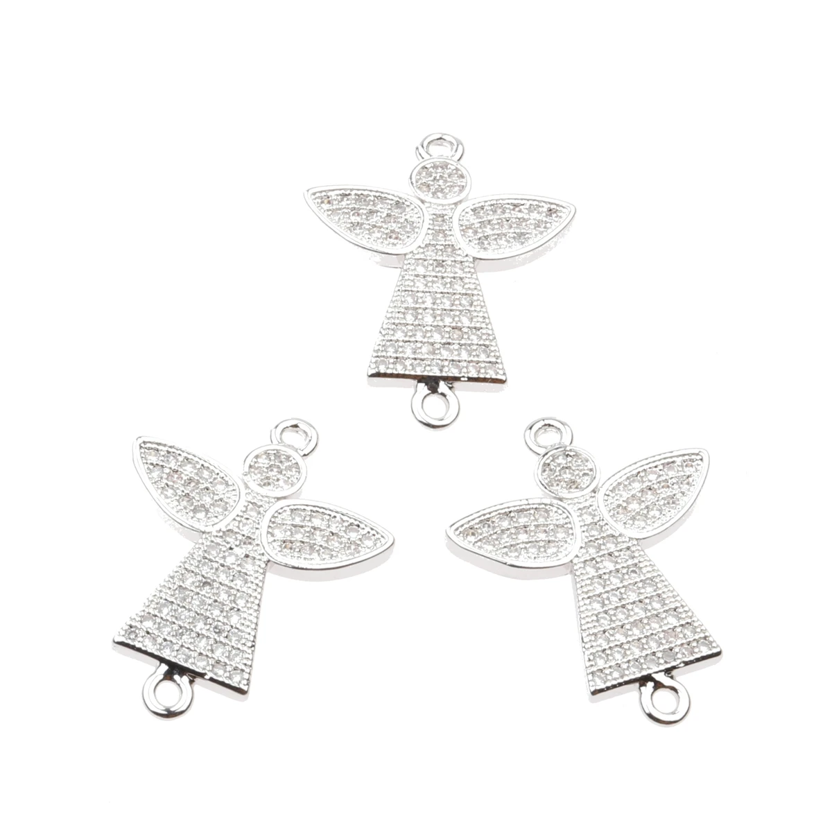 Модные бусины-разделители в виде ангела для изготовления ювелирных изделий