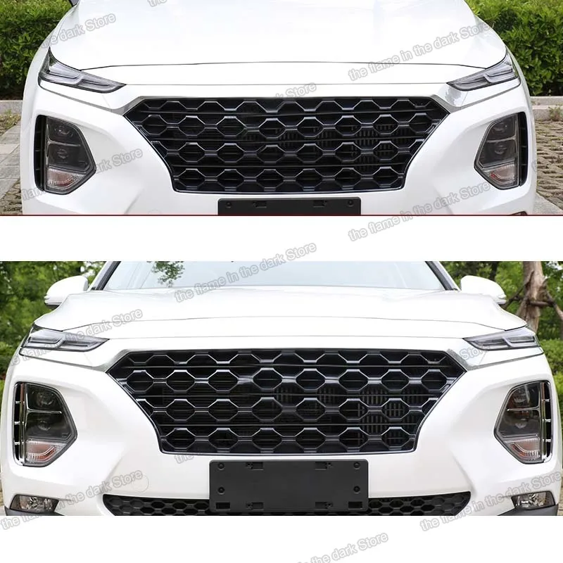 Lsrtw2017 Abs Автомобильная фара рамка для выпускного отверстия воздуха планка Hyundai Santa