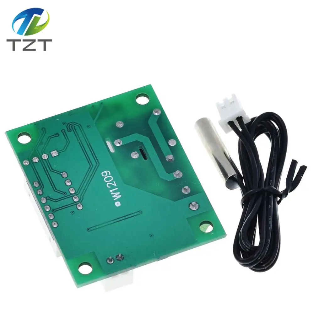 Цифровой термостат TZT 12 В постоянного тока W1209 термометр с переключателем