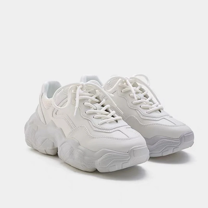 

XZ0040 Women's 2 color sports shoes Fashion Velcro sports casual shoes Spring and autumn comfortable leather old shoes brand