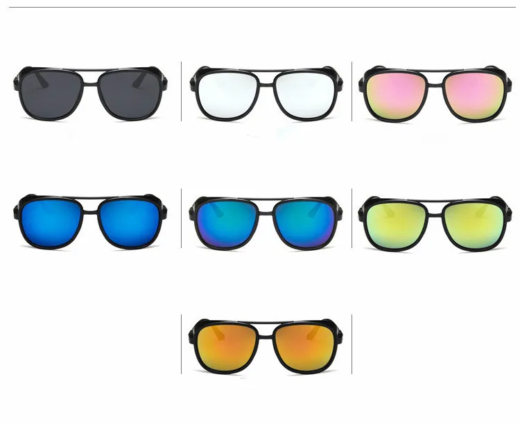 

DCM Fashion Designer Brand Women Men Punk Sunglasses Vintage Gradient Summer Lady Sun Glasses UV400