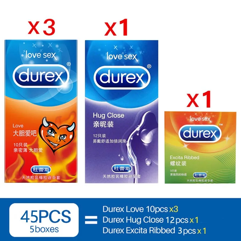 Презервативы Durex ультратонкие из натурального латекса 32/45 шт. | Красота и здоровье