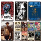 Винтаж Рок-Группа художественный постер, жестяной ретро-знак, украшение для кофейной бары, металлическая пластина, знаки, мужская пещера, аксессуары для украшения стен дома