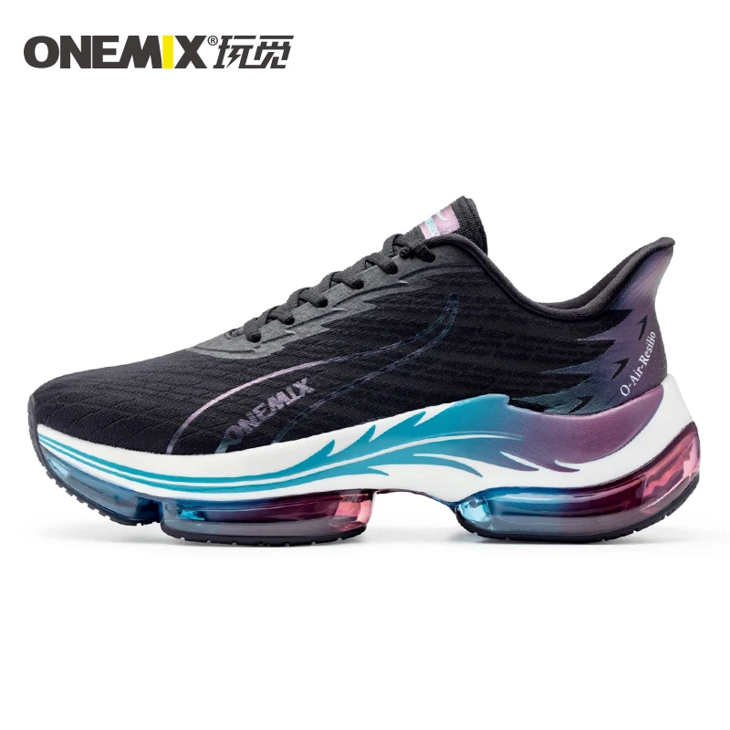 

ONEMIX High Quality Running Shoes For Men Air Cushion Athletic Breathable Damping Fitness Shoe Outdoor Women Casual Trainer