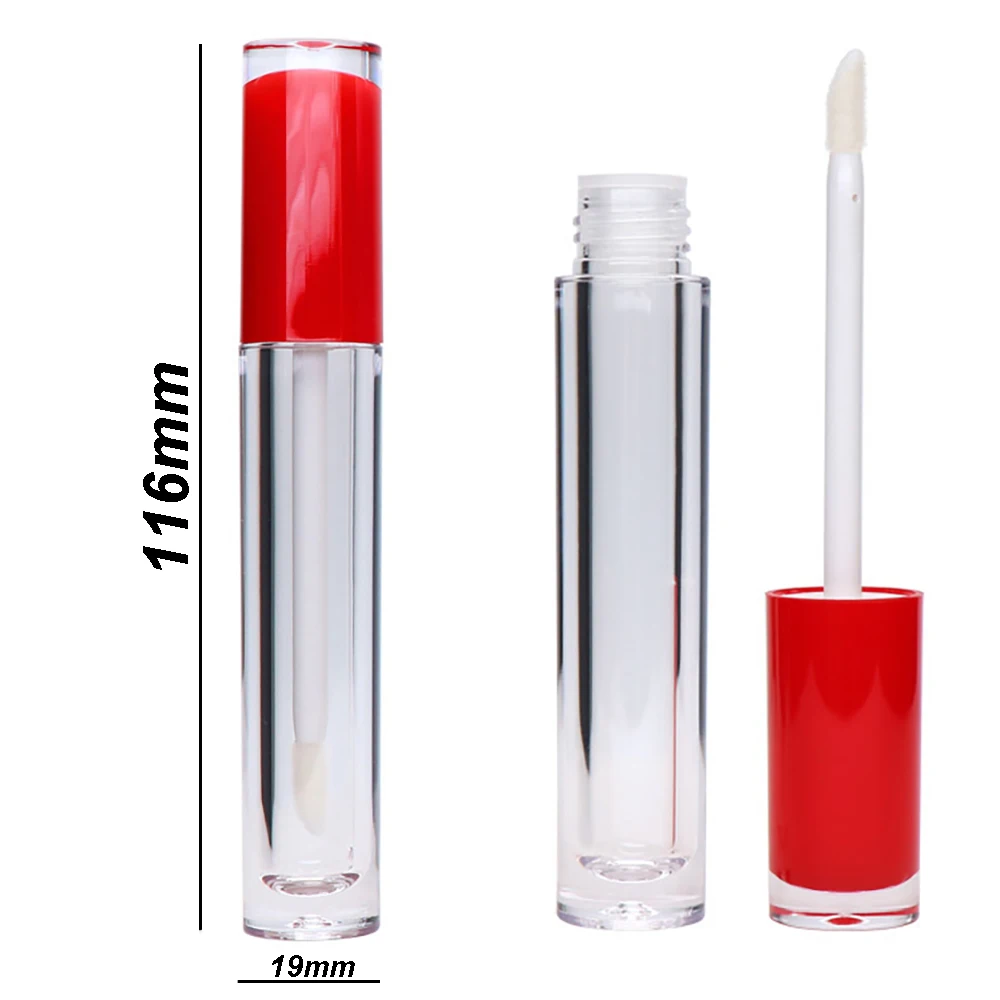 

10Pcs 5ml Transparent Lip Gloss Tubes DIY Lip Glaze Refillable Bottles Handmade Makeup Tools Refillable Bottles