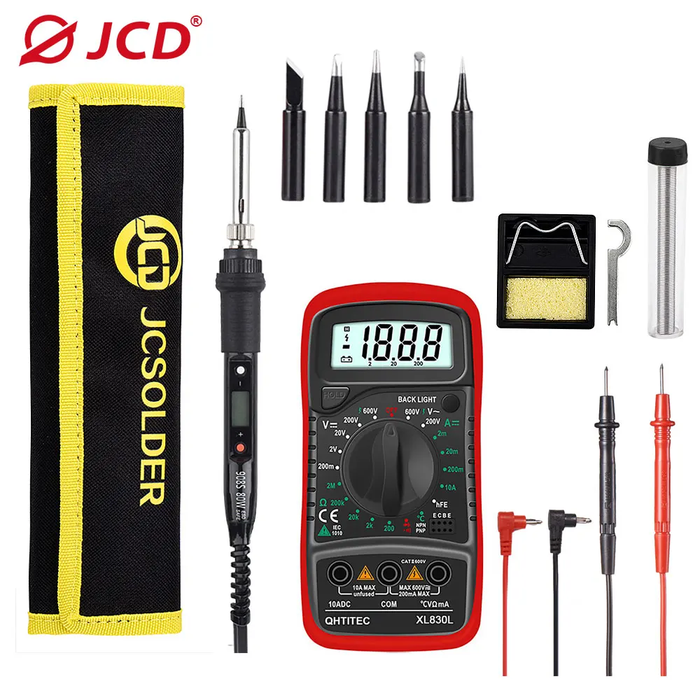 

Паяльник с цифровым мультиметром, 80 Вт, 220 В/110 В