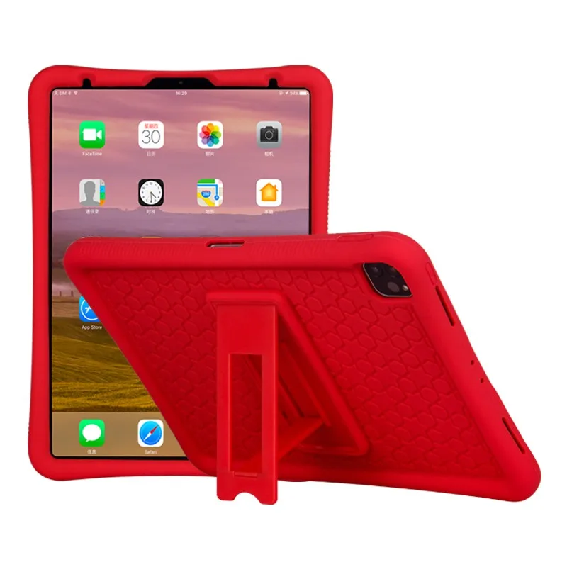 Фото Подходит для Apple tablet 2020, новый ipad pro 11 дюймов, защитный силиконовый чехол с полным краем, защита от падения, быстрая доставка №4