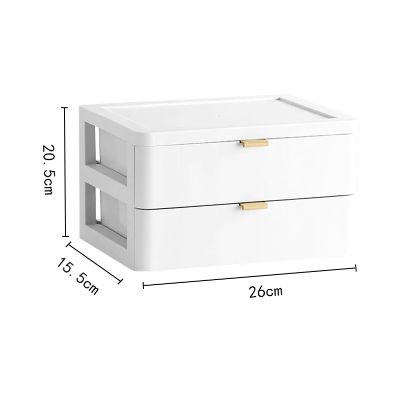 Акция! Офисный Настольный органайзер 2-Ярусный ящик для хранения аксессуаров