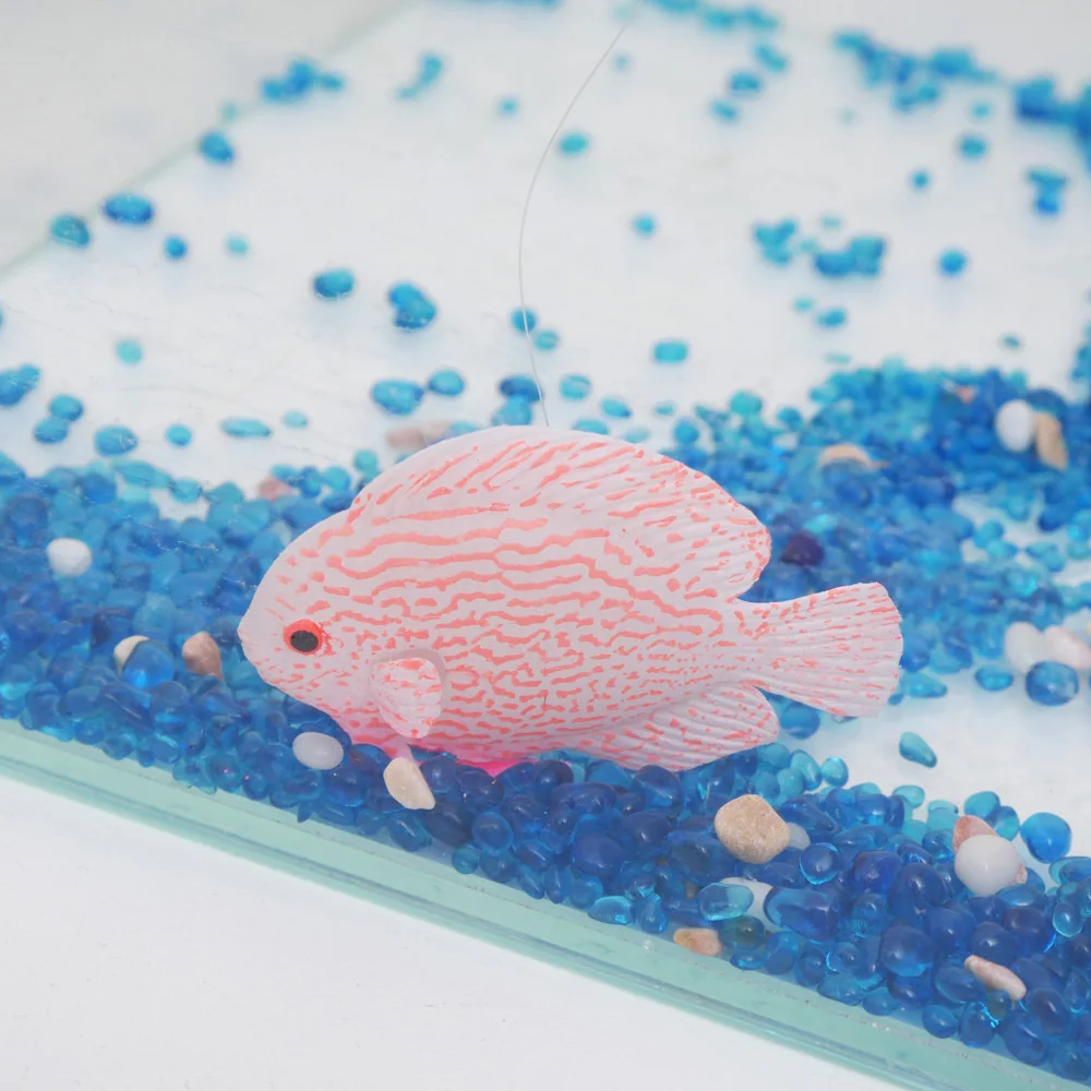 1 шт. световой светится в темноте искусственный аквариумная Золотая рыбка