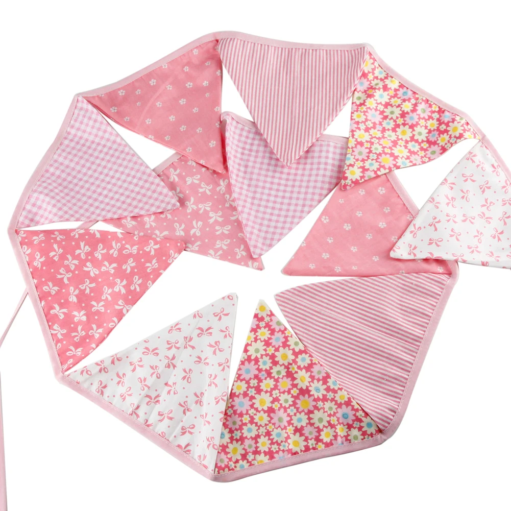 Креативный флаг 12 флагов 3 2 м розовый из хлопчатобумажной ткани флажок баннер