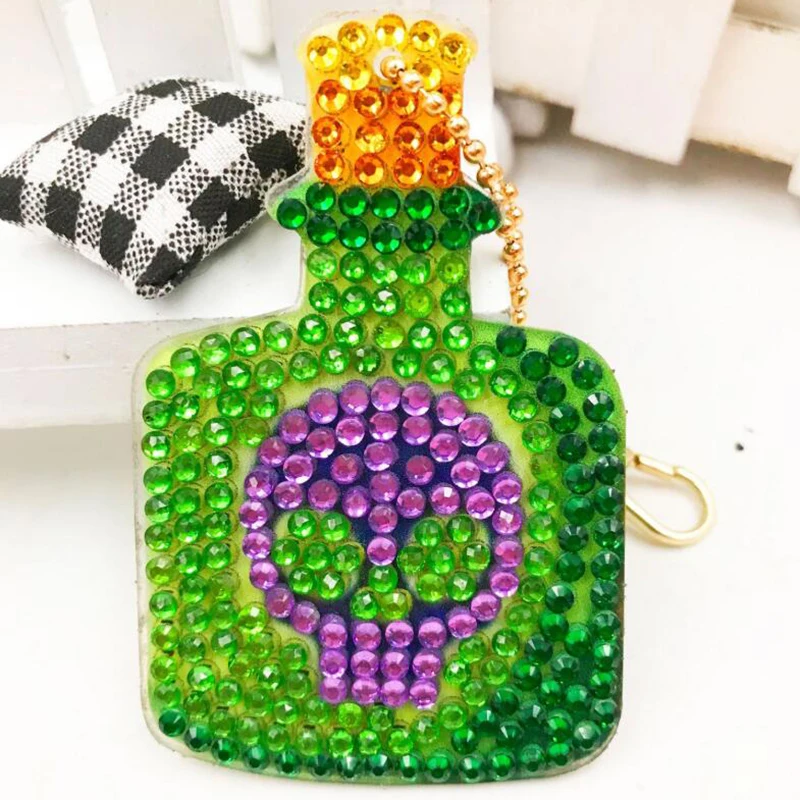 DIY Алмазный брелок специальная форма полная Алмазная картина вышивка крестиком