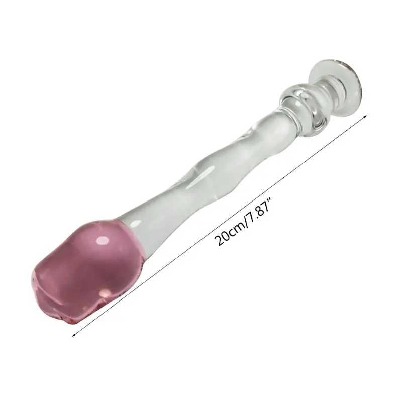Большой стеклянный фаллоимитатор Pyrex стекло искусственный пенис двойной конец