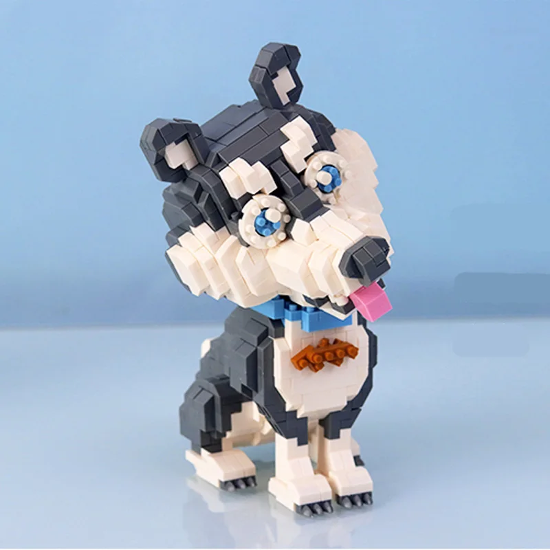 Weagle Siberian Husky Dog Rainbow Horse Donkey Windmill Animal Pet Camera 3D Mini Diamond Blocks Bricks Building Toy Gift no Box | Игрушки и