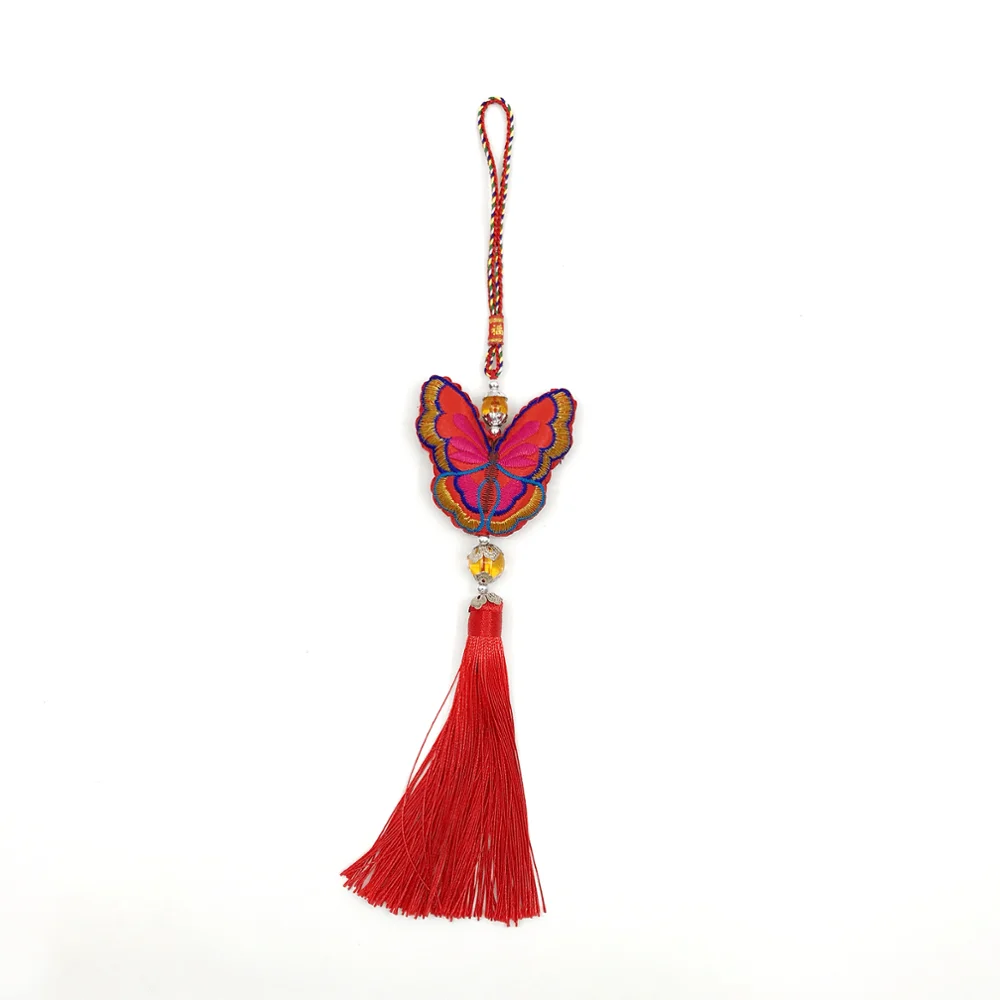 Вышитая Саше в форме бабочки саше подвеска китайском стиле декоративная