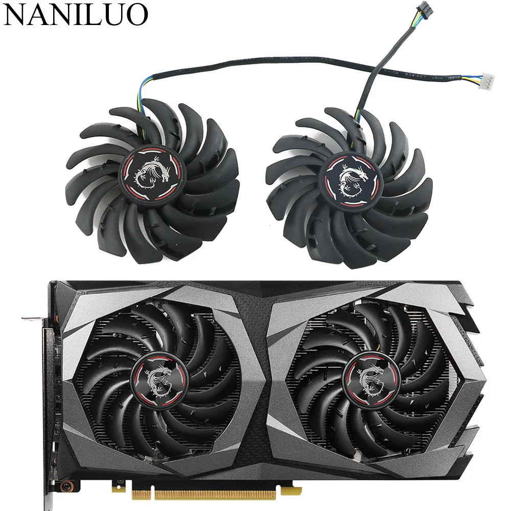 Вентилятор для видеокарты MSI GeForce RTX 2060 87 мм PLD09210S12HH 12 в пост. Тока а 4 контакта RTX2060 |