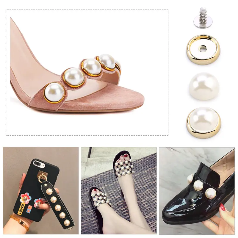 Кнопки QIAO из смолы и жемчуга высококачественные пластиковые кнопки аксессуары