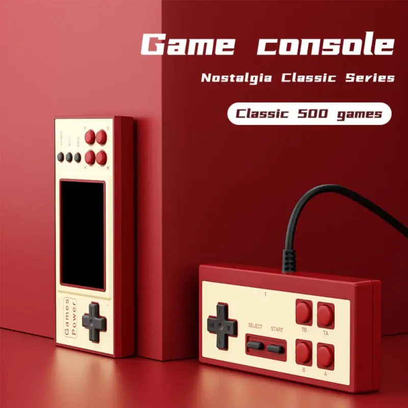 

Retro Portable Mini Handheld Video Game Console Color LCD Kids Color Game Player Built-in 500 Games Player For Kids Player Gift