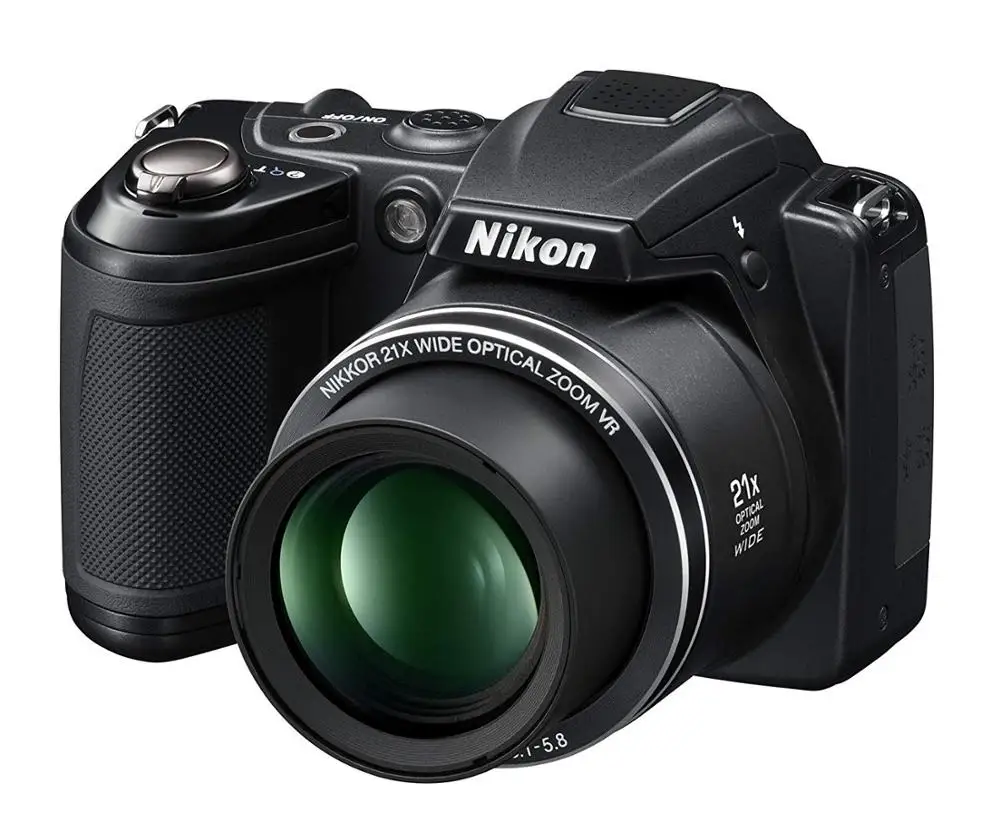 Б/у Цифровая камера Nikon Coolpix L310 14.1MP с оптическим зумом 21x-черный