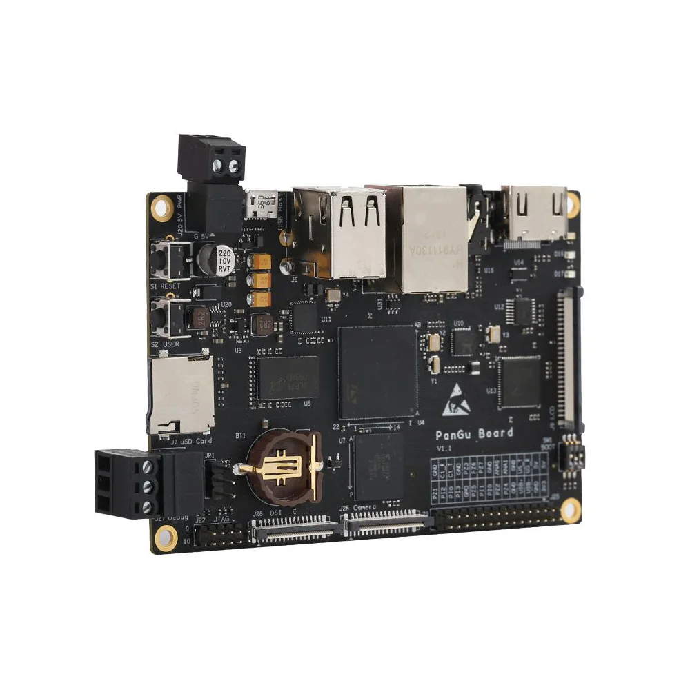 Плата Taidacent STM32MP157 ARM Linux SoC макетная плата STM32MP1 CortexA7 с HDMI/MIPI/RGB-ЖК-интерфейсом для