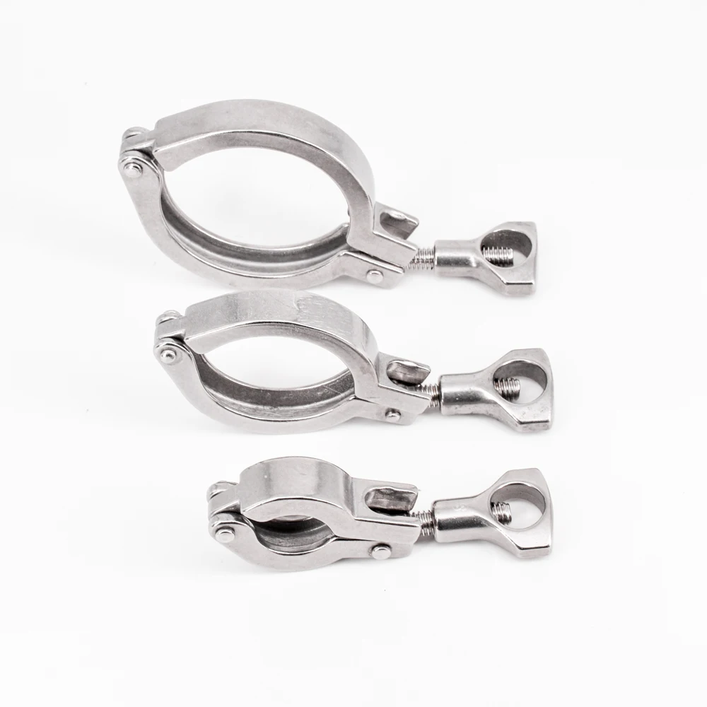 

Тройной зажим из нержавеющей стали, соединитель для санитарной трубы домашнего пивоварения K25.4-233 мм 0,5 дюйма 0,75 дюйма 1 дюйм 1,5 дюйма 2 дюйма 2,...