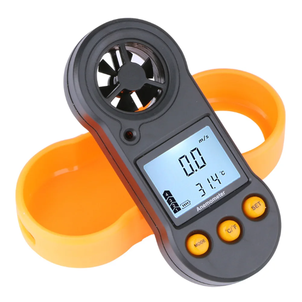 Высокоточный измерительный прибор с ЖК дисплеем ручной анемометр измеритель